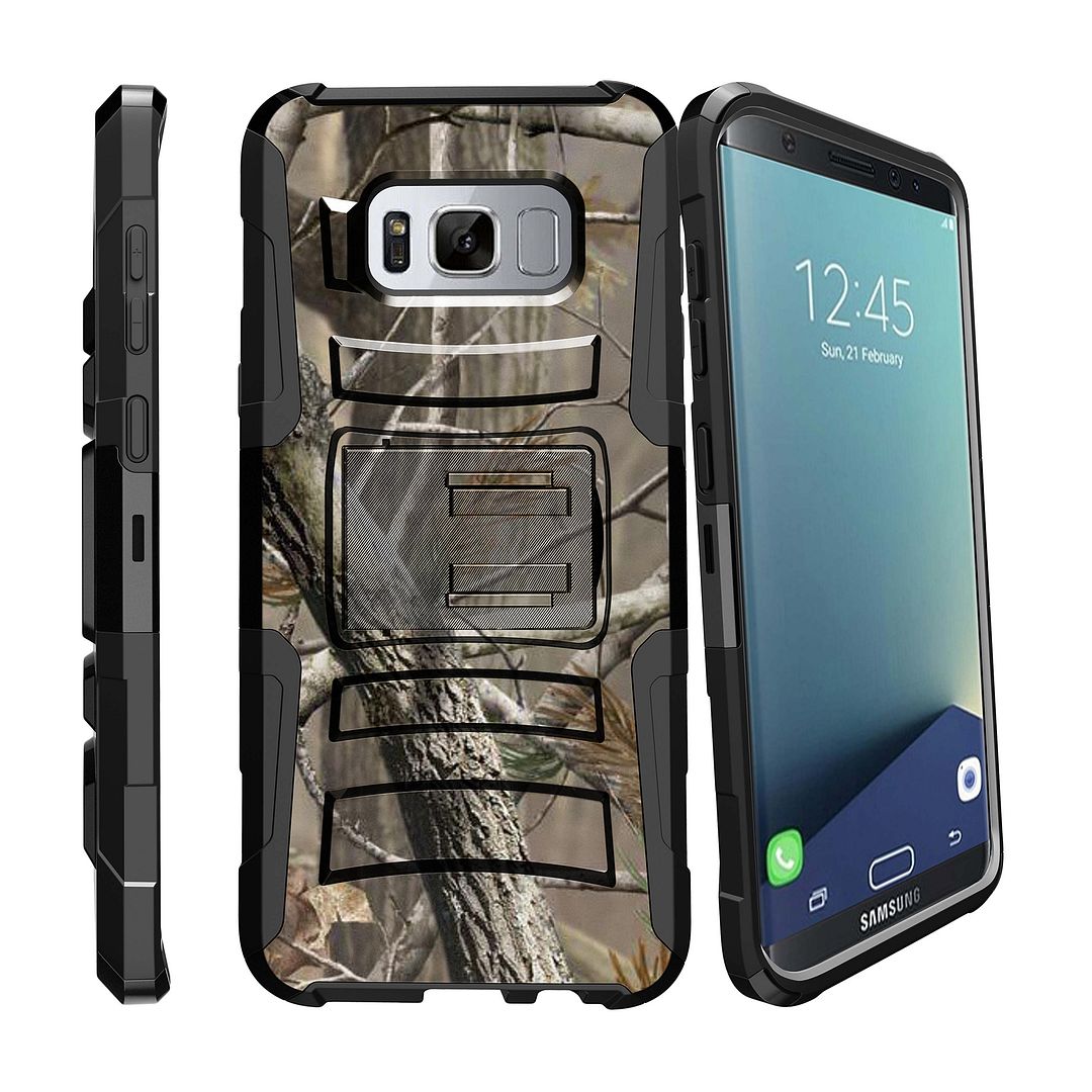 For Samsung Galaxy S8 Plus S8 Edge Plus G955 Clip Stand Case Tree