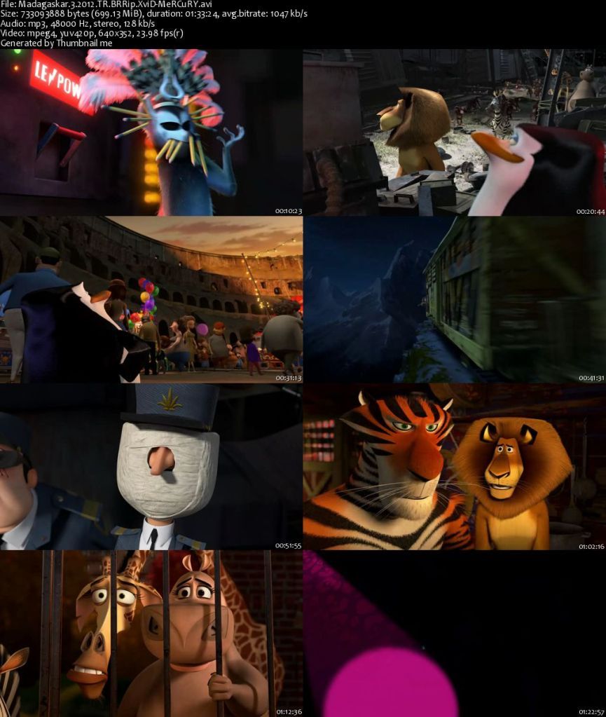 Madagascar 3 Europes Most Wanted (2012) Dvdrip Xvid -Survival