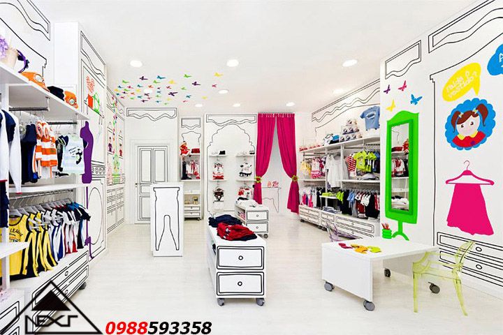 Thiết Kế Và Thi Công Shop Trẻ Em