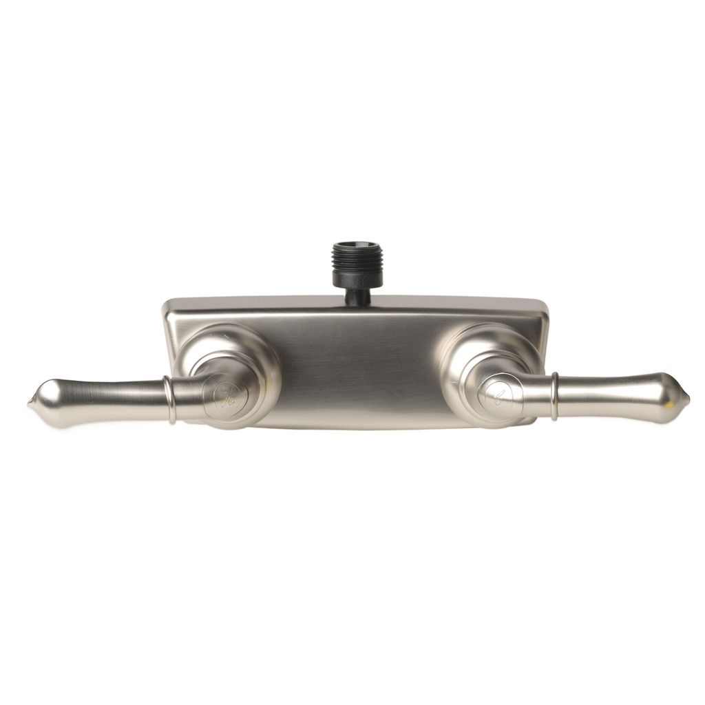 RV/Motorhome Two Handle Shower Faucet Valve Diverter Brushed Nickel eBay