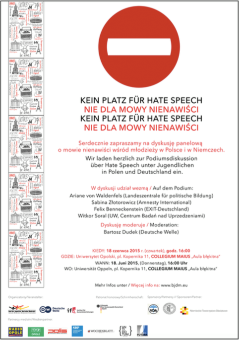 Podiumsdiskussion Kein Platz für Hate Speech