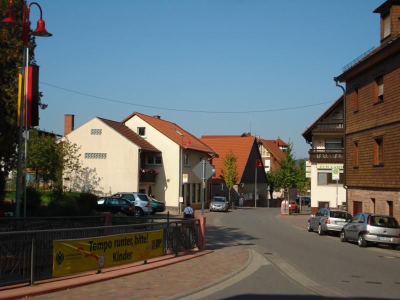 Zentrum von Zoztenbach - zwischen Birkenau und Rimbach