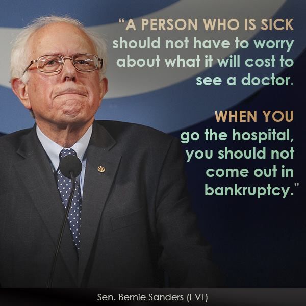 Sanders über Krankversicherung