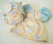 Promenade Peasant Dress & Newborn Hybrid Diaper Set