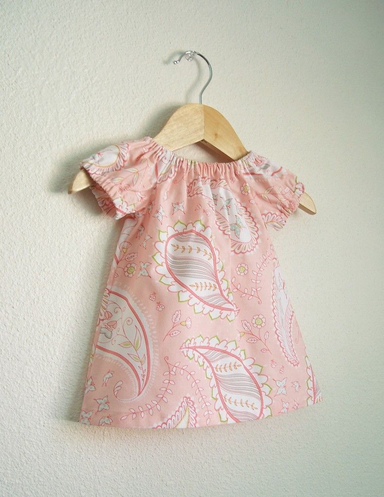 Forty41 Pink Paisley Infant Peasant Dress 3 - 6 Months