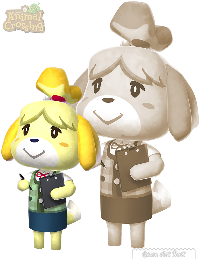 Animal Crossing New Leaf Exclusive Art Isabelle