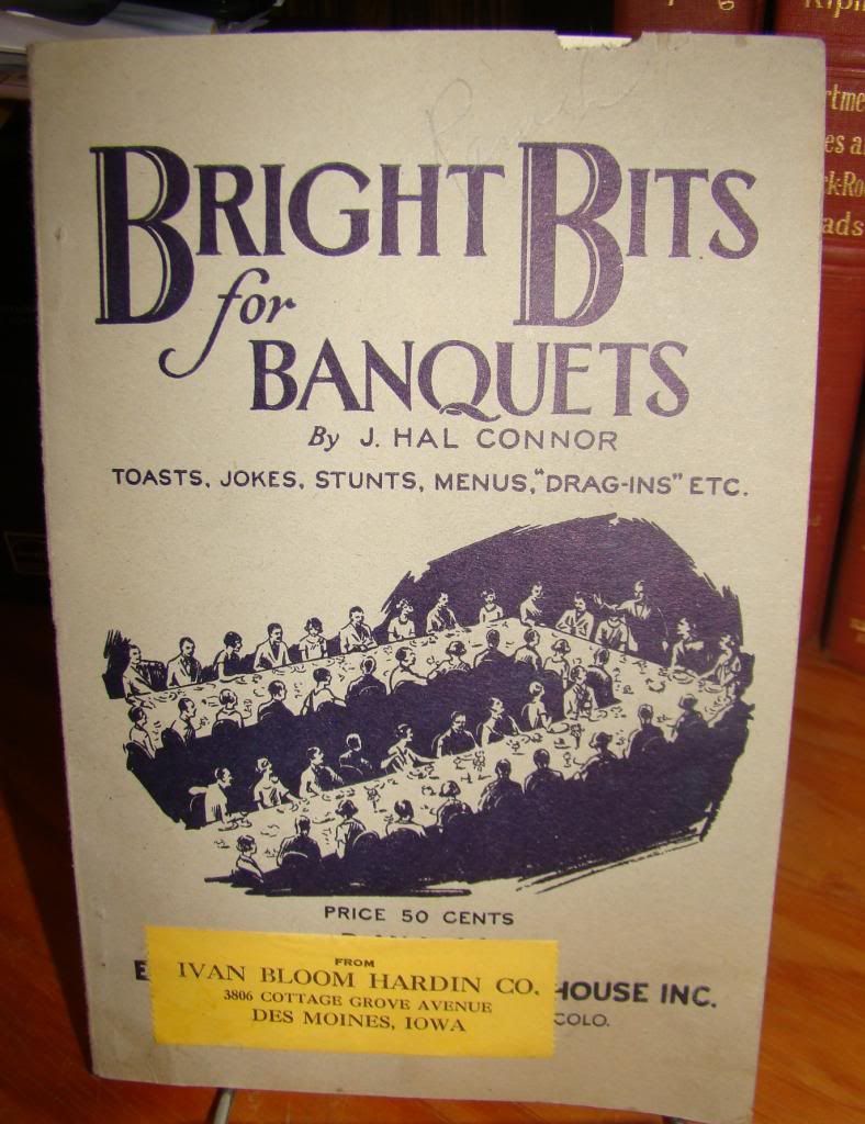 Bright bits for banquets,: Containing general suggestions, drag-ins for toastmasters, jokes, stunts, toasts, menus, etc., Image for Bright bits for banquets,: Containing general suggestions, drag-ins for toastmasters, jokes, stunts, toasts, menus, etc.,