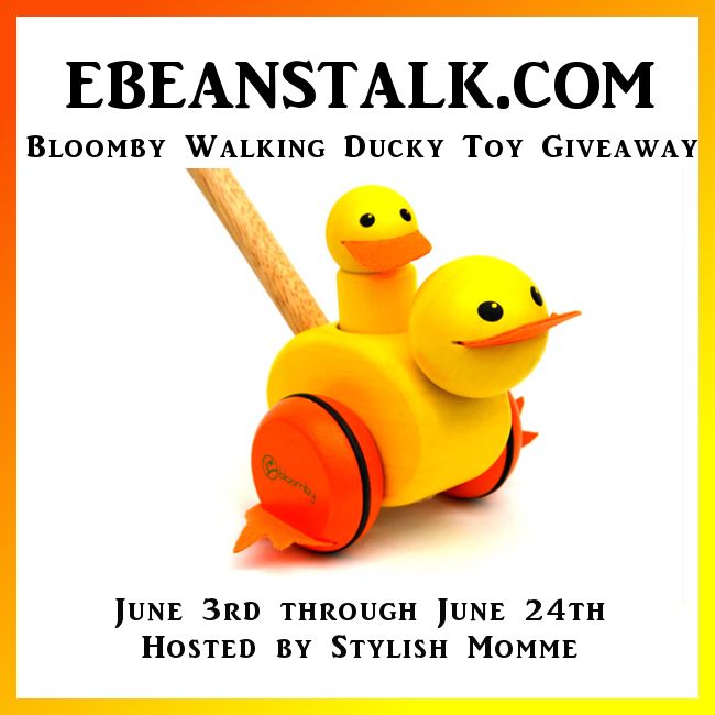EBeanstalk.com Bloomby Walking Ducky Toy #Giveaway 6/3 - 6/24