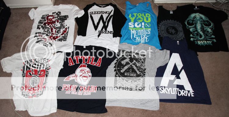 Band Tees/Merch! Sleeping With Sirens. Memphis May Fire. I See Stars ...
