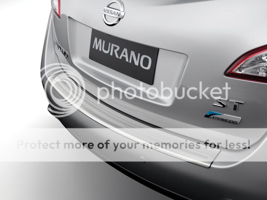 Genuine Nissan Murano Z51 New Scuff Plate Rear Bumper Protector