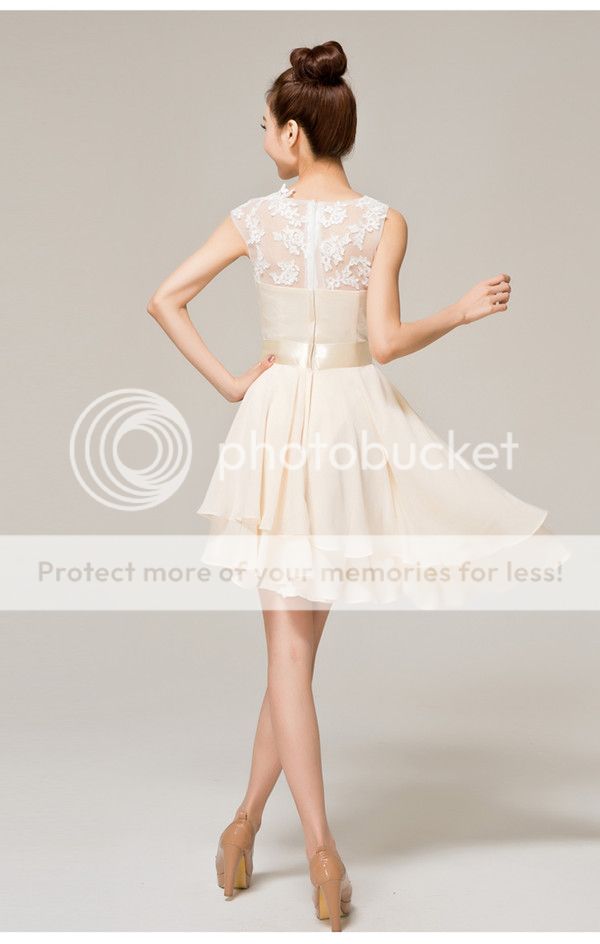 New Bridesmaid Dress Short Style Wedding Dress Lace Wedding Dress Cocktail Dress